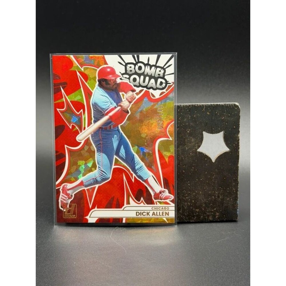 Title: 2026 Panini Donruss Dick Allen #11 Bomb Squad Red Ice Parallel 036/149 –